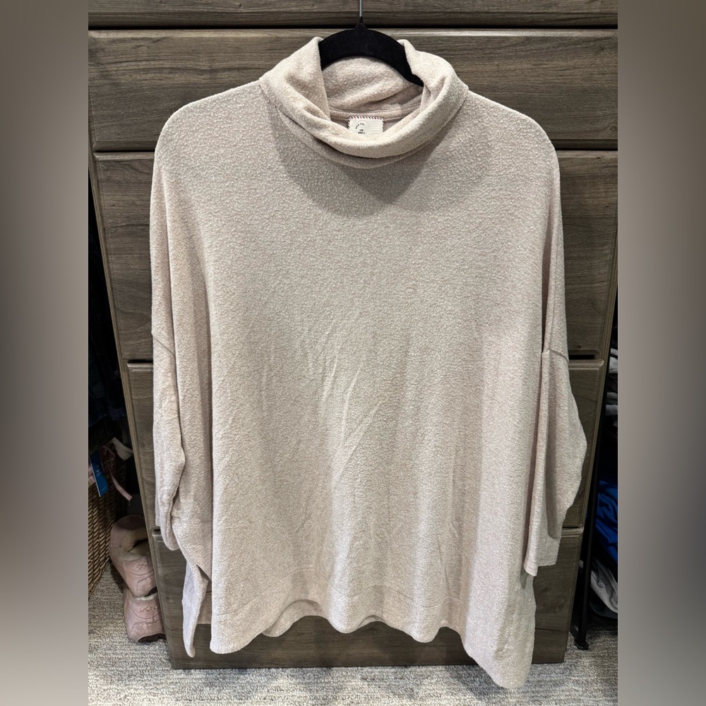 Anthropologie Tan Women's Turtleneck Sweater